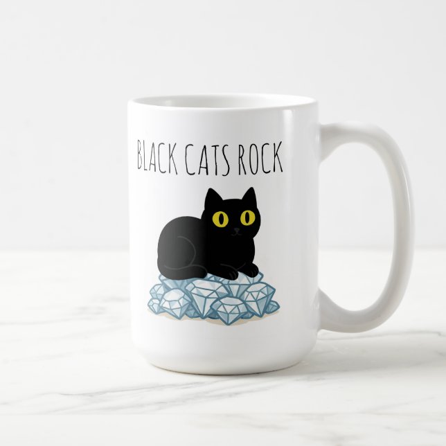 Mug Les chats noirs roulent (Droite)