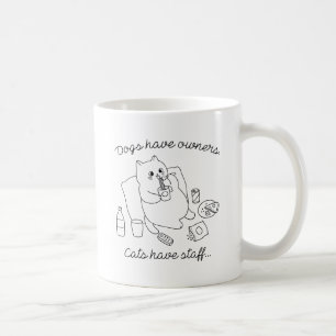 Mug Les chats ont du personnel