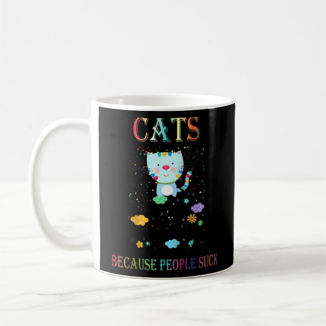 Mug Les Chats Parce Que Les Gens Font Du Raglan (Gauche)