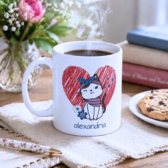 Mug Les chats patriotiques (Créateur téléchargé)
