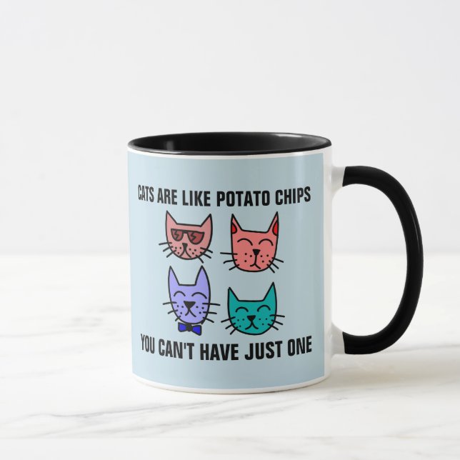 MUG LES CHATS SONT COMME DES CHAUSSURES DE POMME DE TE (Droite)