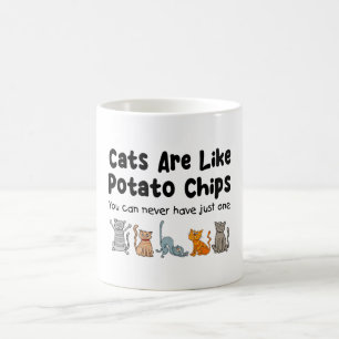 Mug Les Chats Sont Comme Des Chips De Pomme De Terre Q