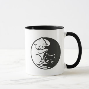 Mug Les chats Yin Yang