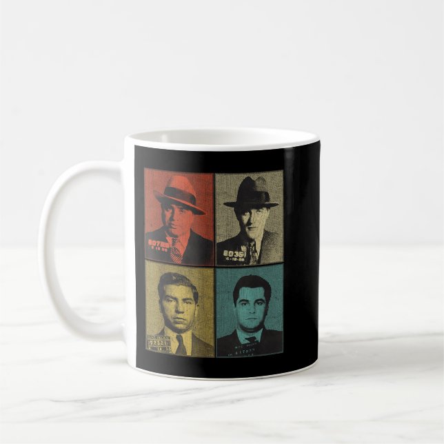 Mug Les chefs de la mafia américaine des gangsters (Gauche)