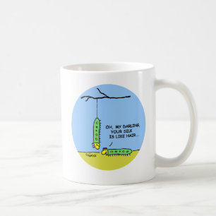 Mug Les chenilles de tramway en soie en amour