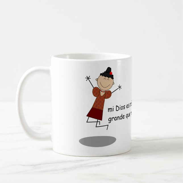 Mug Les "chers problèmes, mon Dieu est plus grand que (Gauche)