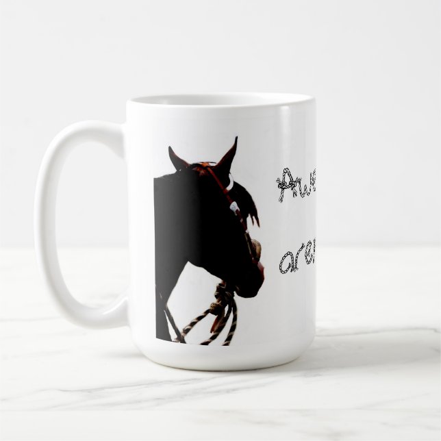 Mug Les chevaux impressionnants ne sont pas simplement (Gauche)