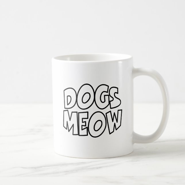 Mug Les chiens miaulent (Droite)