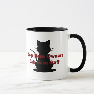 Mug Les chiens ont des chats de propriétaires… avoir