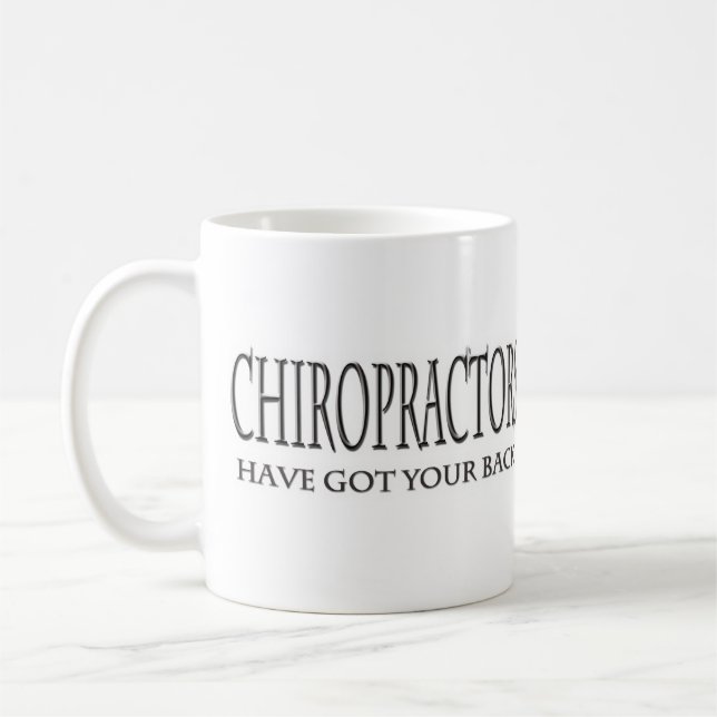 Mug Les chiroprakteurs ont votre dos (Gauche)