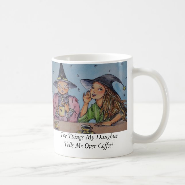 Mug Les choses ma fille m'indique au-dessus de… (Droite)