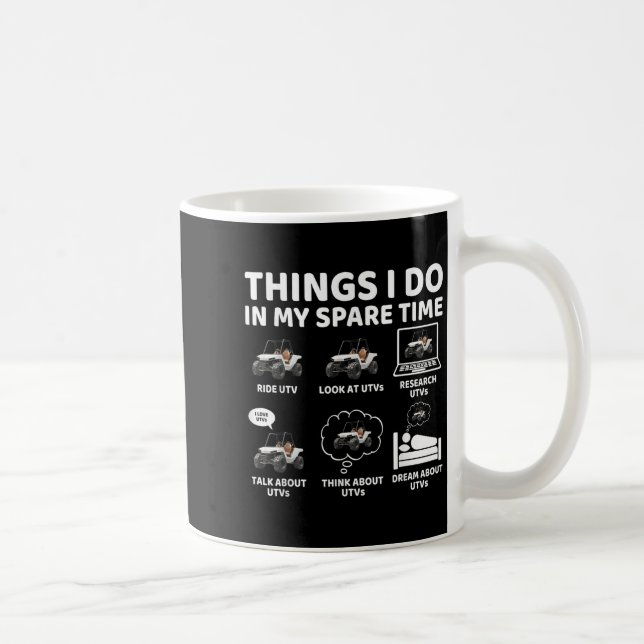 Mug Les Choses Que Je Fais Dans Mon Temps De Secours D (Droite)