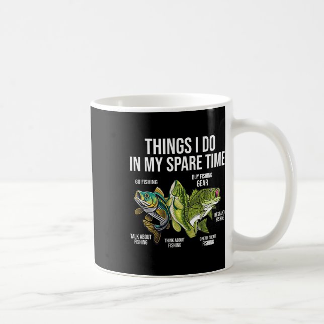 Mug Les choses que je fais dans mon temps libre amusan (Droite)