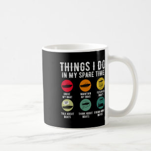 Mug Les choses que je fais dans mon temps libre Boatin