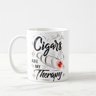 Mug Les cigares sont ma thérapie Cigares s pour hommes