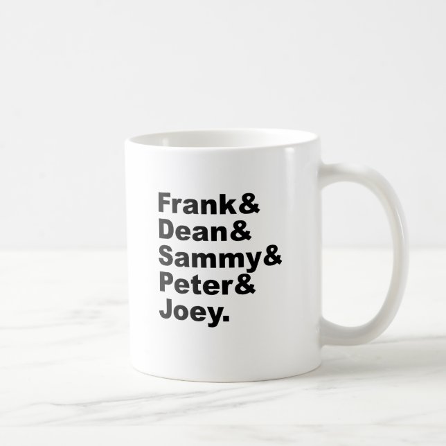 Mug Les cinq rats | Frank Dean Sammy Joey & Peter (Droite)