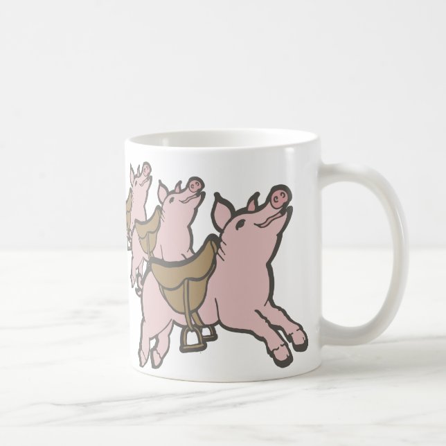 Mug Les cochons sont sanglotés prêts à voler dans la b (Droite)