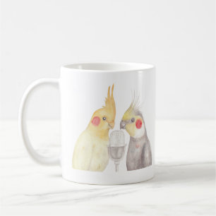 Mug Les Cockatiels attaquent le cadeau drôle de
