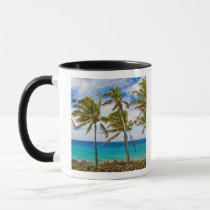 Mug Les cocotiers (Cocos nucifera) se balancent dans