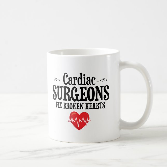 Mug Les coeurs brisés drôles de difficulté de (Droite)