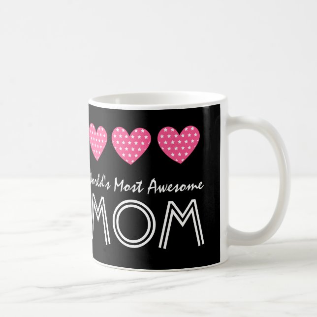 Mug Les coeurs V03 de la MAMAN les plus (Droite)