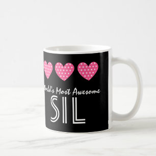 Mug Les coeurs V05 de la BELLE-SOEUR les plus