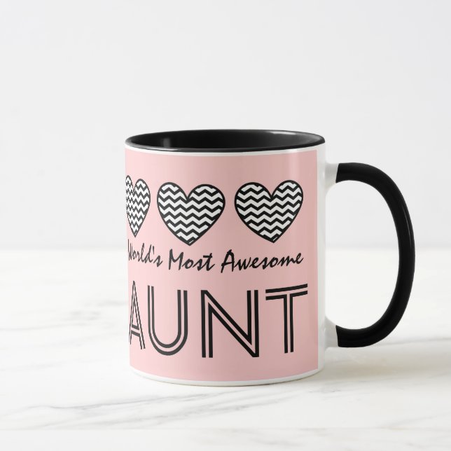 Mug Les coeurs V09 de TANTE les plus impressionnants (Droite)