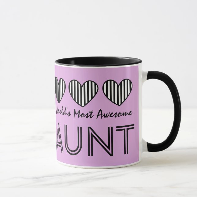 Mug Les coeurs V15 de TANTE les plus impressionnants (Droite)