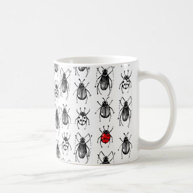 Mug Les coléoptères et les coccinelles (Droite)