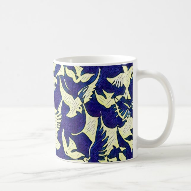 Mug Les colombes en vol (Droite)