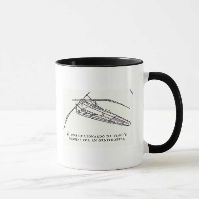 Mug Les conceptions de Leonardo da Vinci pour un (Droite)