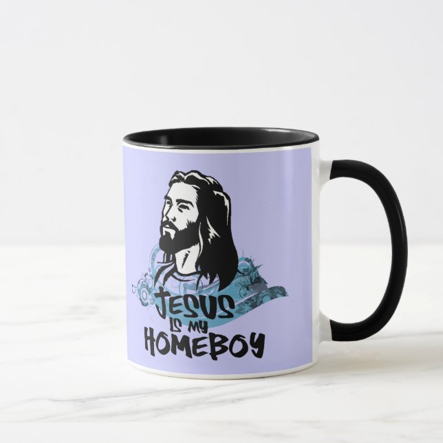 Mug Les conceptions Jésus de Riyah-Li est mon Homeboy (Droite)