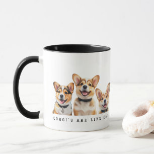 Mug 'Les Corgis sont comme les frites, on ne peut pas