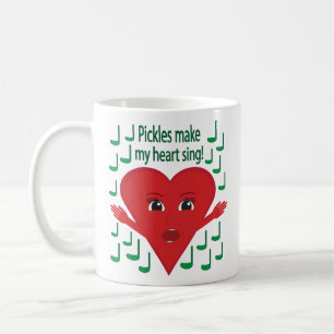 Mug "Les cornichons font chanter mon cœur !" Cœur chan