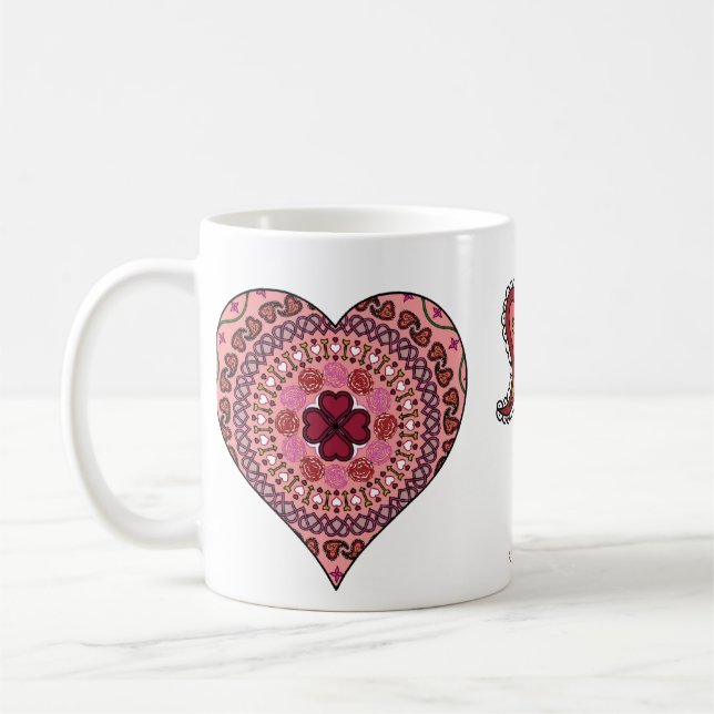 Mug Les couches de la boue de coeur (Gauche)