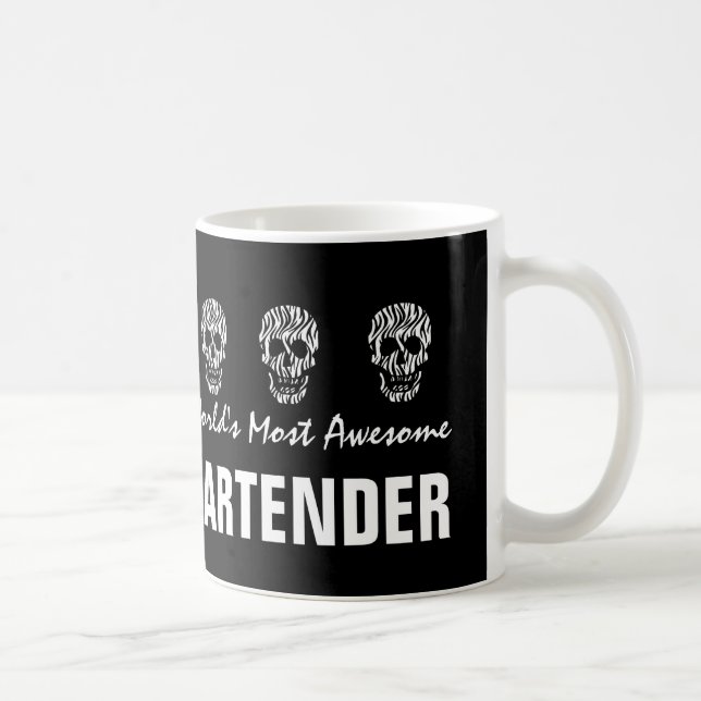 Mug Les crânes V12 de zèbre du BARMAN les plus (Droite)