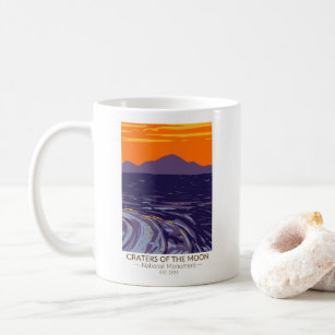 Mug Les cratères du Monument National de la Lune Idaho