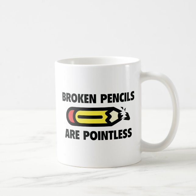 Mug Les Crayons Broyés Sont Sans Pointures (Droite)