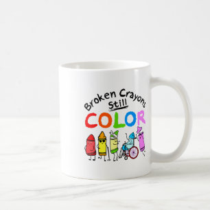 Mug Les Crayons cassés peuvent encore colorer la santé