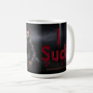 Mug Les crocs de la silhouette vampirique pâle d'Hallo