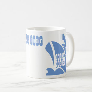 Mug Les croisières de croisière. Personnaliser le no