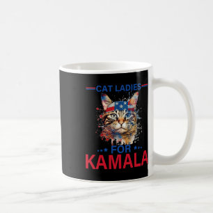 Mug Les Dames Pour Kamala Drôle Chat 2024 Président Ka