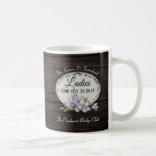 Mug Les "dames sortent pour jouer" rustique et
