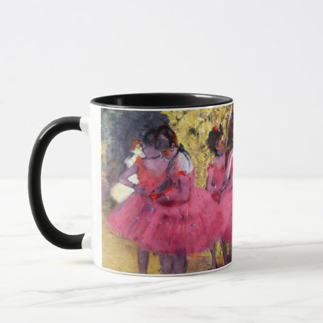 Mug Les danseurs roses, avant le ballet par Edgar Dega (Gauche)