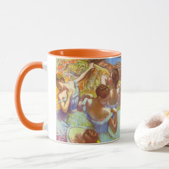 Mug Les Danseuses bleues d'Edgar Degas (Avec donut)