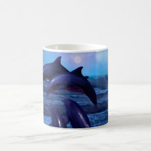 Mug Les dauphins jouant dans l'océan