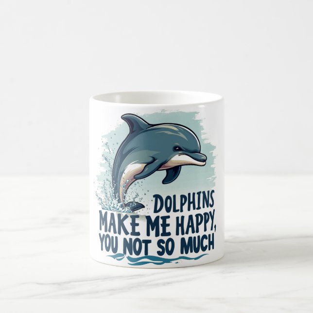 Mug Les Dauphins Me Rendent Heureux (Centre)