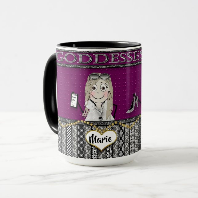 Mug Les DÉESSES ORDONNENT - DEUX AMIES - (Devant gauche)