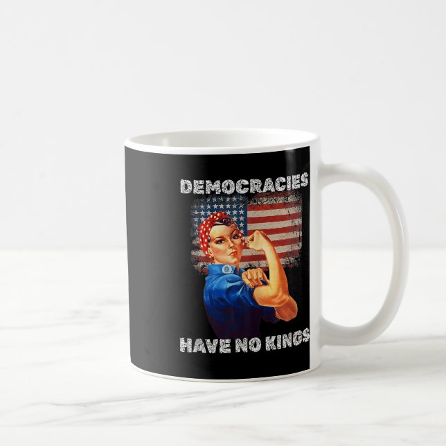 Mug Les démocraties n'ont pas de rois Protestation pol (Droite)