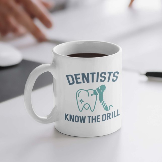 Mug Les Dentistes Connaissent L'Exercice (Créateur téléchargé)